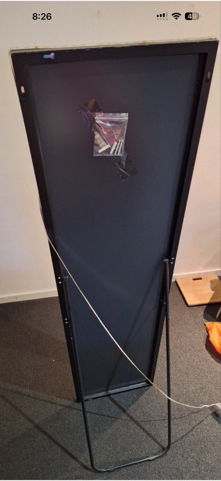 Full Length Mirror – With Stand or Wall Mount, Ophalen of Verzenden, Zo goed als nieuw