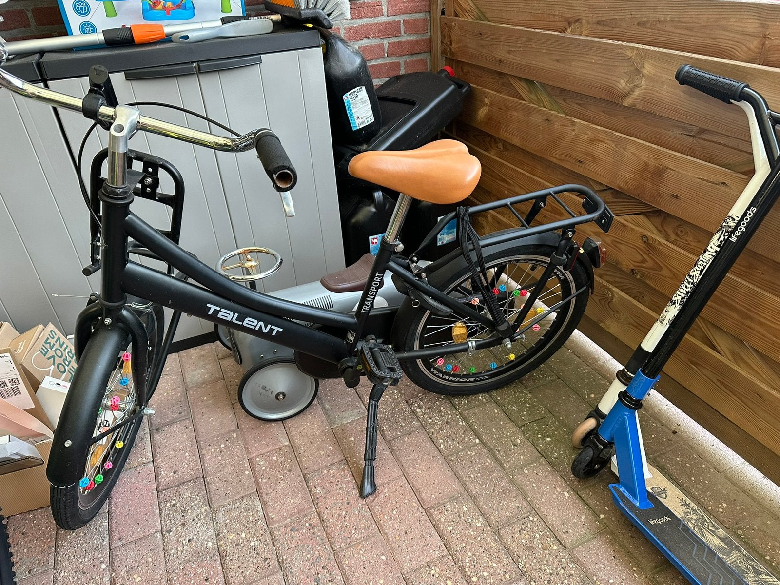 Meisjes fiets, Ophalen, Terugtraprem, Gebruikt, Versnellingen