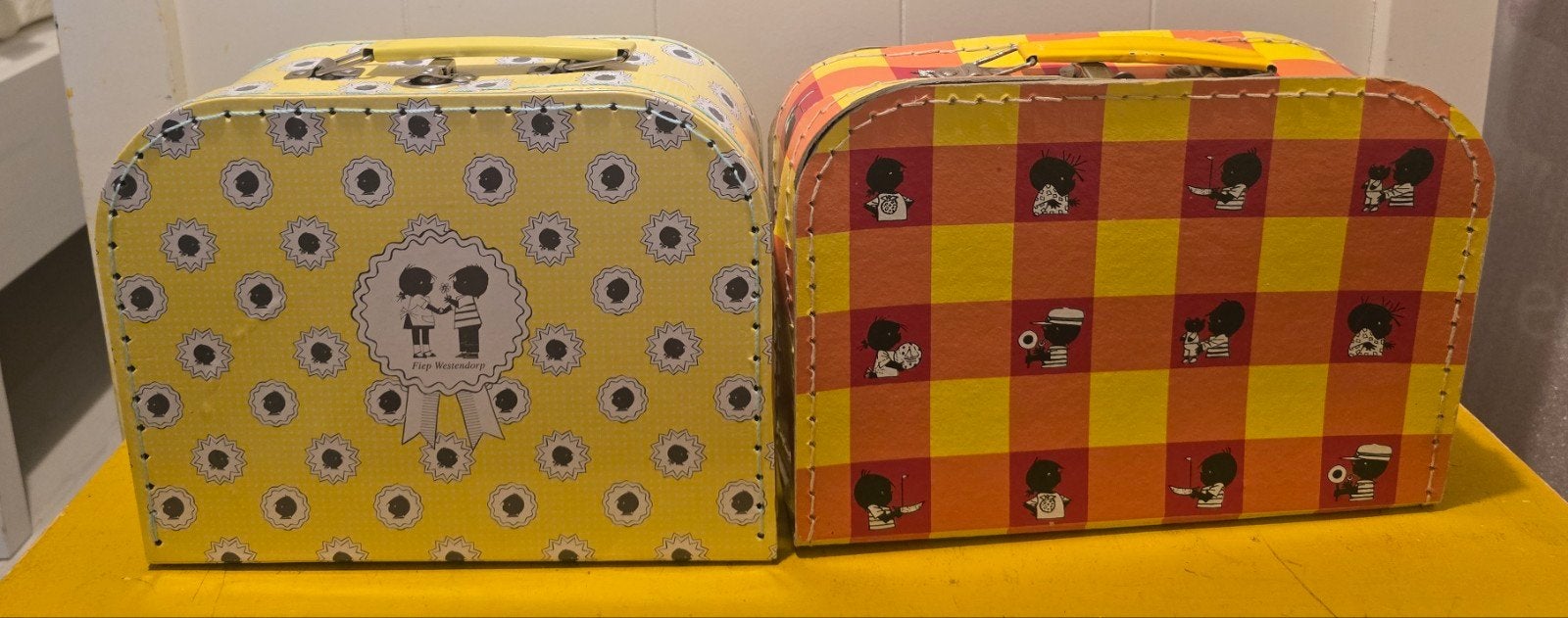 2 Jip en Janneke koffertjes, Ophalen of Verzenden, Wanddecoratie