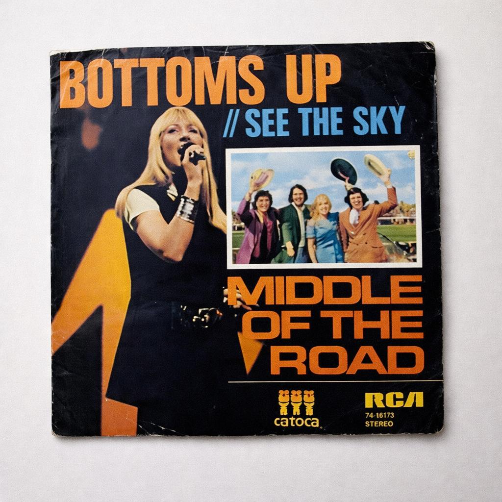 original single-middle of the road- bottoms up *1972*, Fotohoes, Ophalen of Verzenden, Gebruikt, Pop