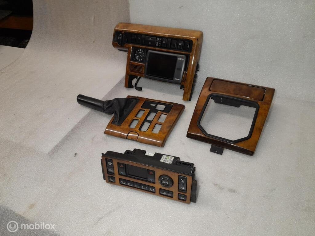 Hout look middenconsole panelen Range Rover P38, Land Rover, Ophalen of Verzenden