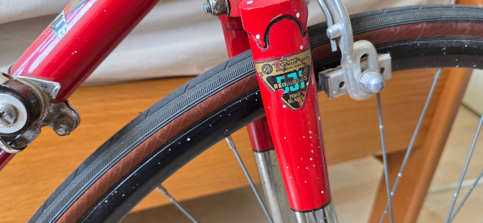 Vintage Raleigh racefiets - Reynolds 531 frame, Fietsen en Brommers, Fietsen | Racefietsen, Ophalen