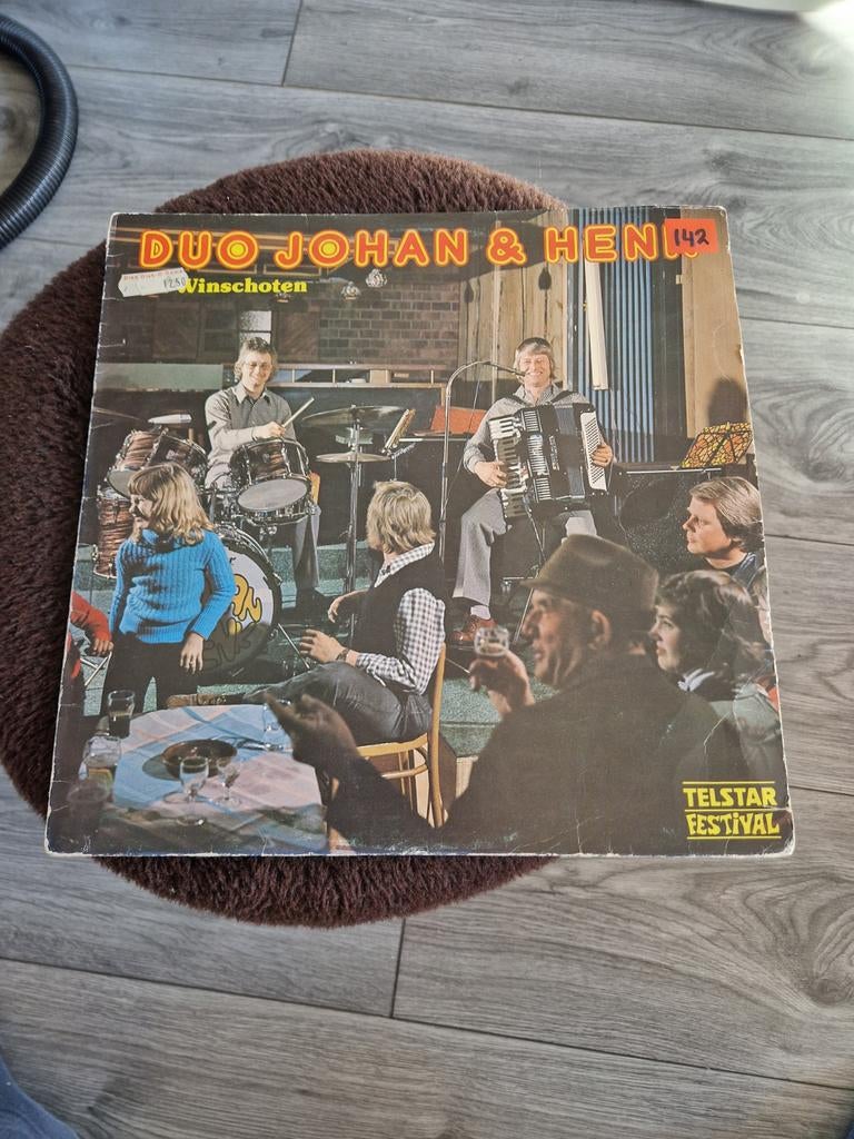 Duo Johan en Henk Telstar lp (Piraten hits), Gebruikt, Ophalen of Verzenden, 1970 - 1979, Levenslied of Smartlap