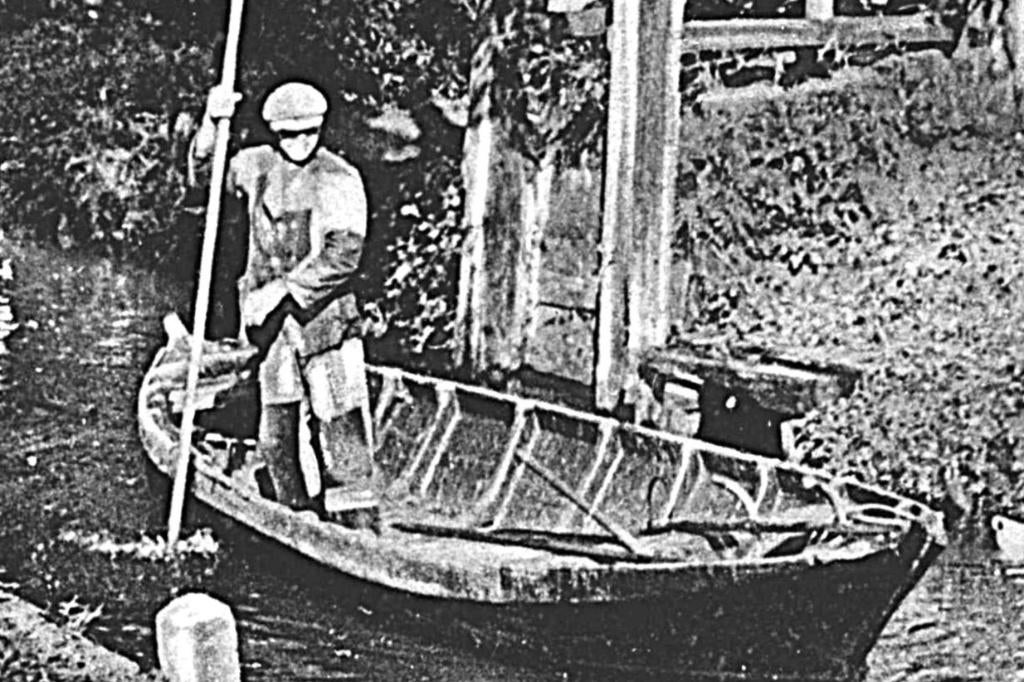 950759 Giethoorn Punter Nette oude kaart onbeschreven, Ophalen of Verzenden, 1940 tot 1960, Ongelopen, Overijssel