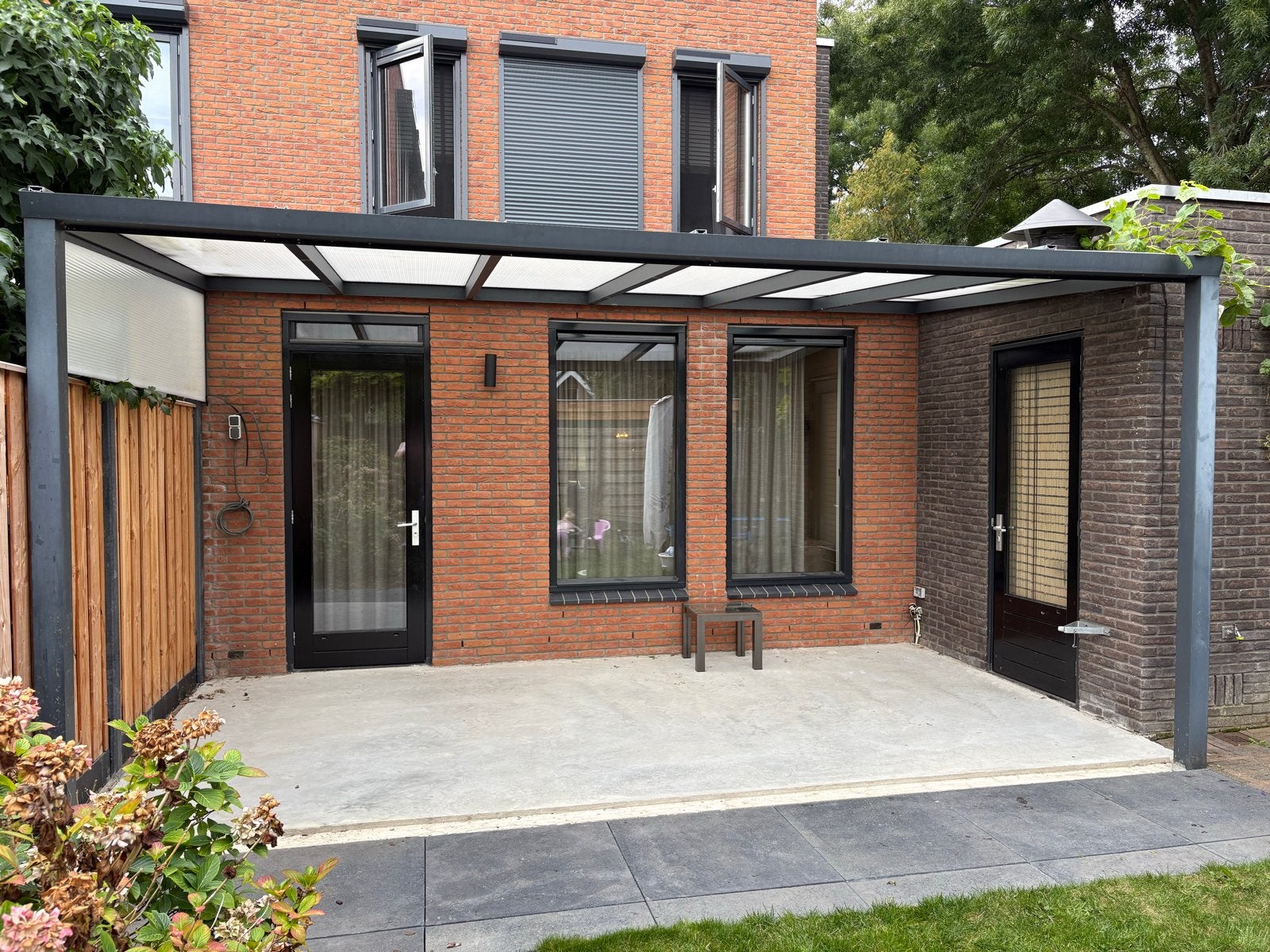 Aluminium overkapping / veranda, Ophalen, Zo goed als nieuw, Veranda