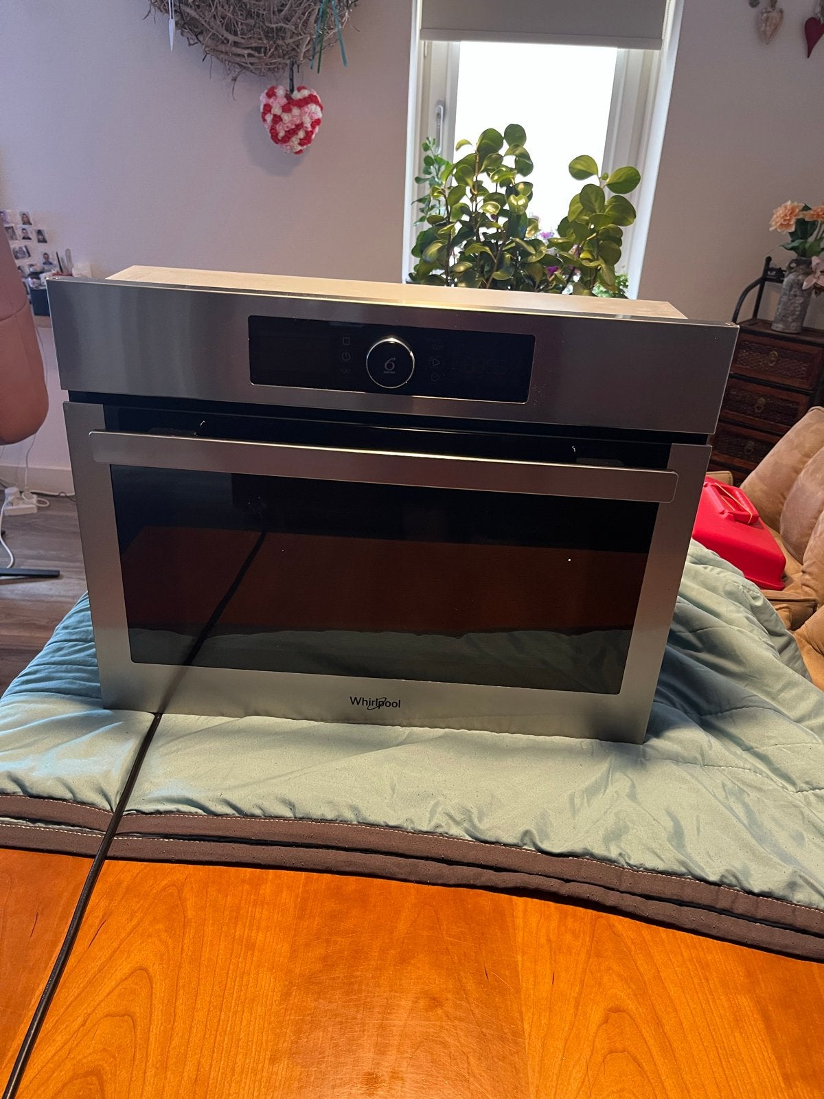 Whirlpool Combimagnetron - Inbouw - Zo goed als nieuw, Combimagnetron, 60 cm of meer, Grill, Ophalen of Verzenden