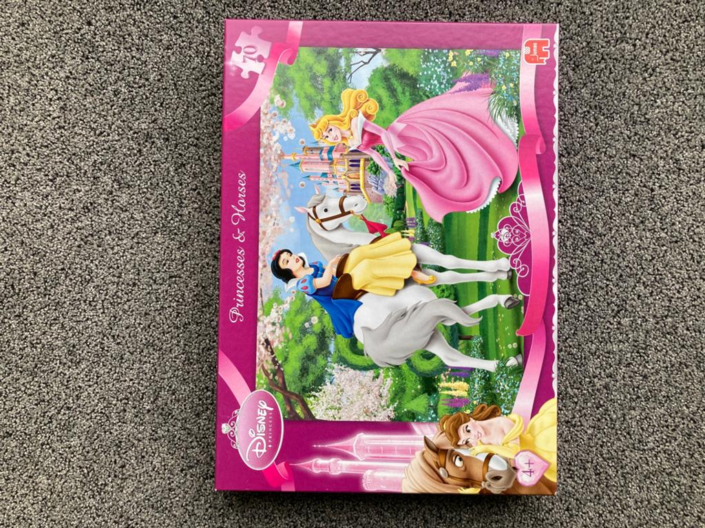 Puzzel prinses vanaf 4 jaar 70 stukjes, Ophalen, Meer dan 50 stukjes, Zo goed als nieuw