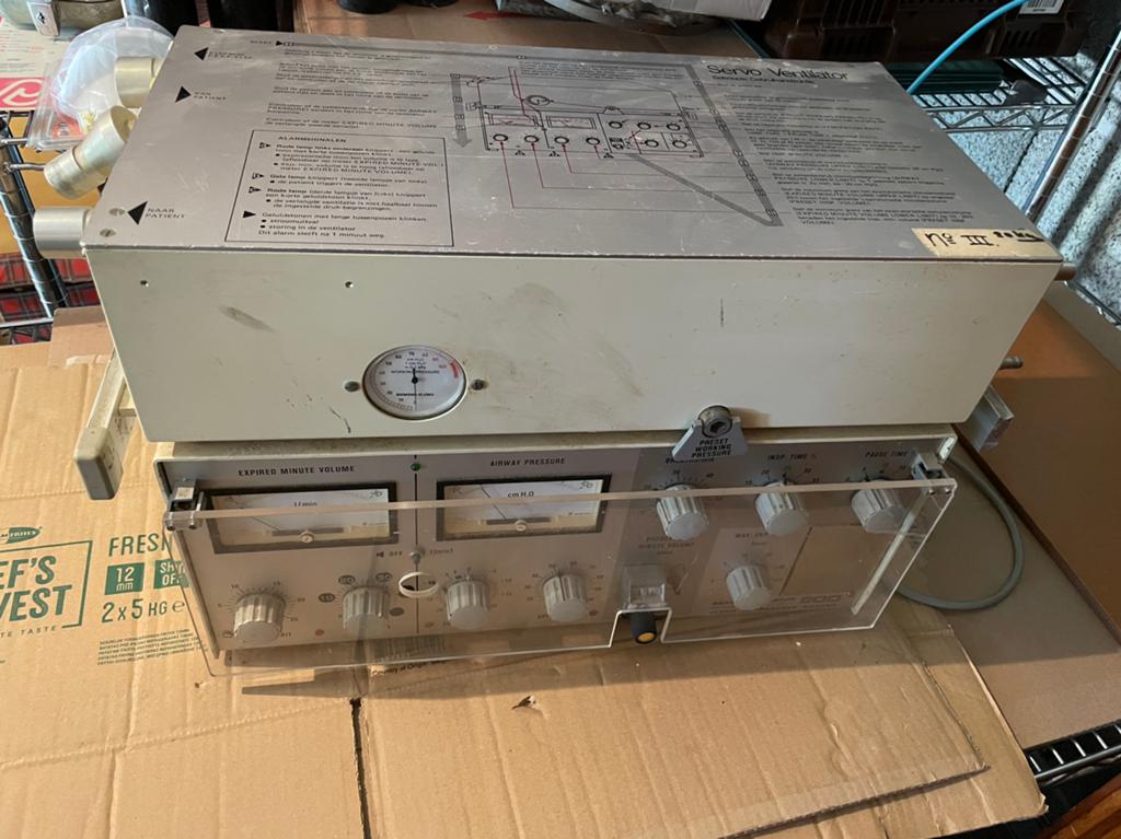 Siemens-Elema Servo Ventilator vintage medisch apparaat, Antiek en Kunst, Ophalen