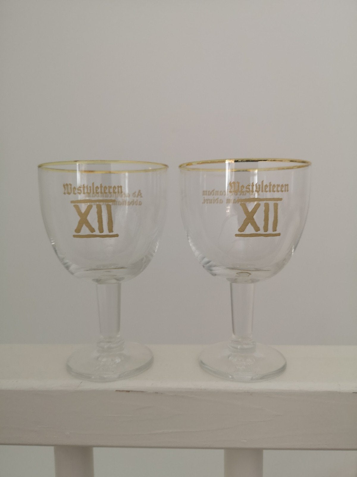 Westvleteren XII proefglazen, Verzamelen, Ophalen, Gebruikt, Bierglas