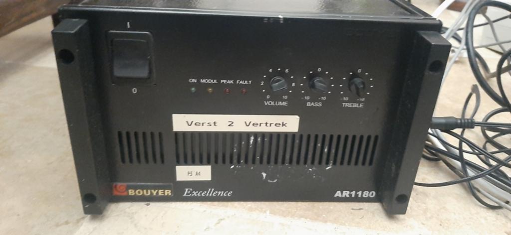 Versterker Bouyer excellence AR1180 PLUS, Ophalen, Minder dan 500 watt