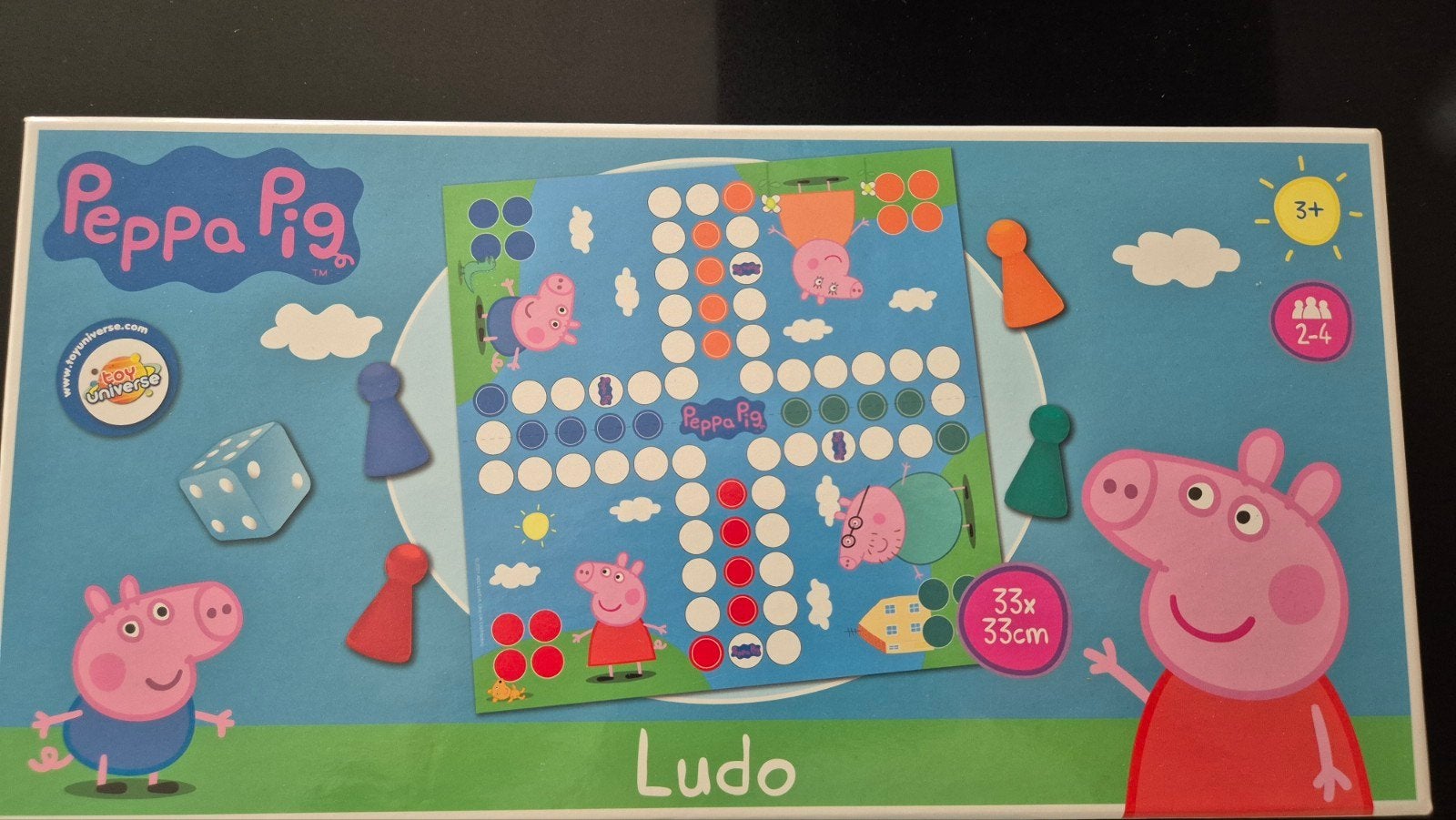 Peppa Pig Ludo Bordspel - Zo goed als nieuw, Drie of vier spelers, Ophalen, Zo goed als nieuw