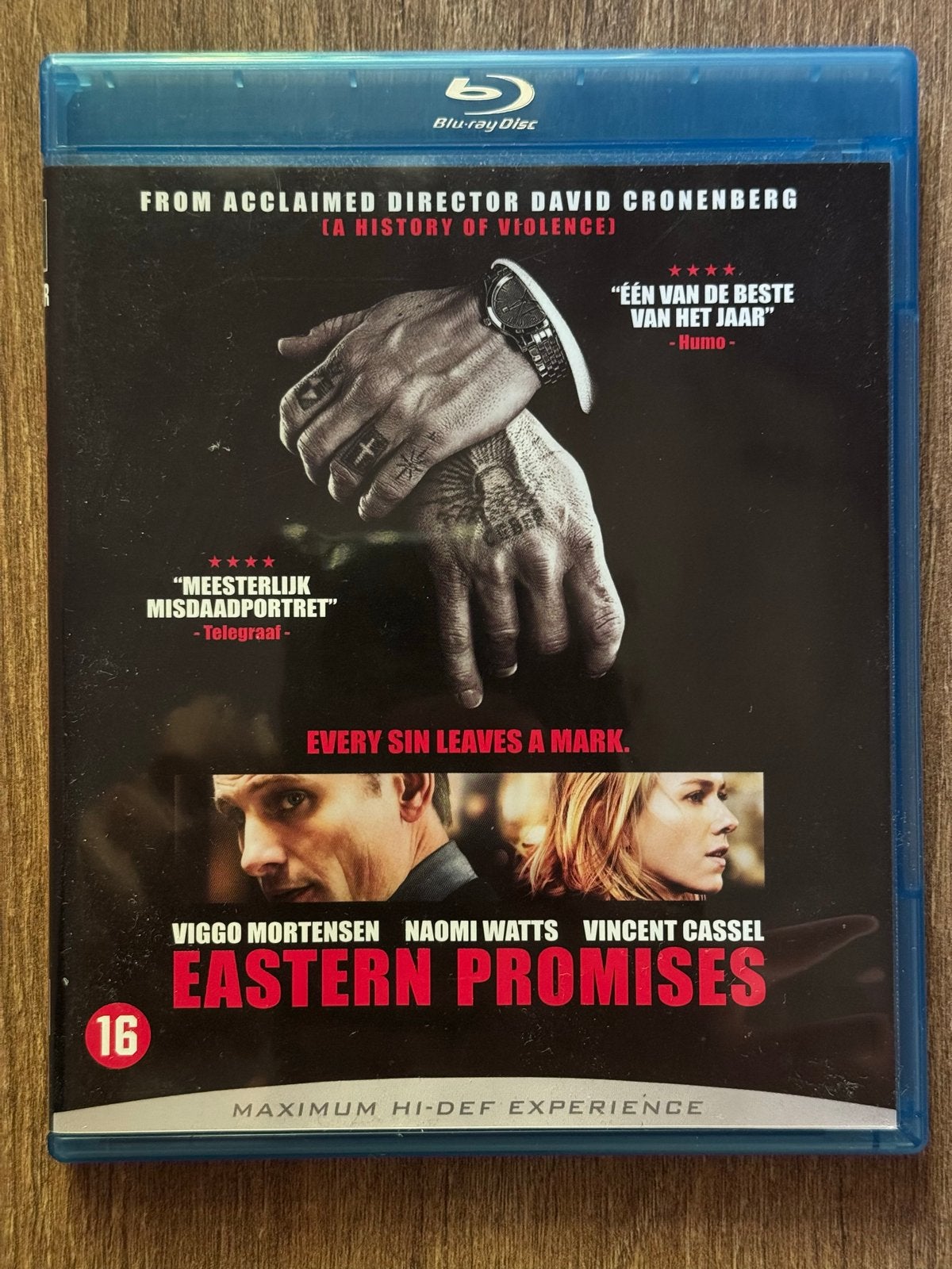Eastern Promises Blu-ray - David Cronenberg, Cd's en Dvd's, Blu-ray, Zo goed als nieuw, Thrillers en Misdaad, Blu-ray, Film, Engels