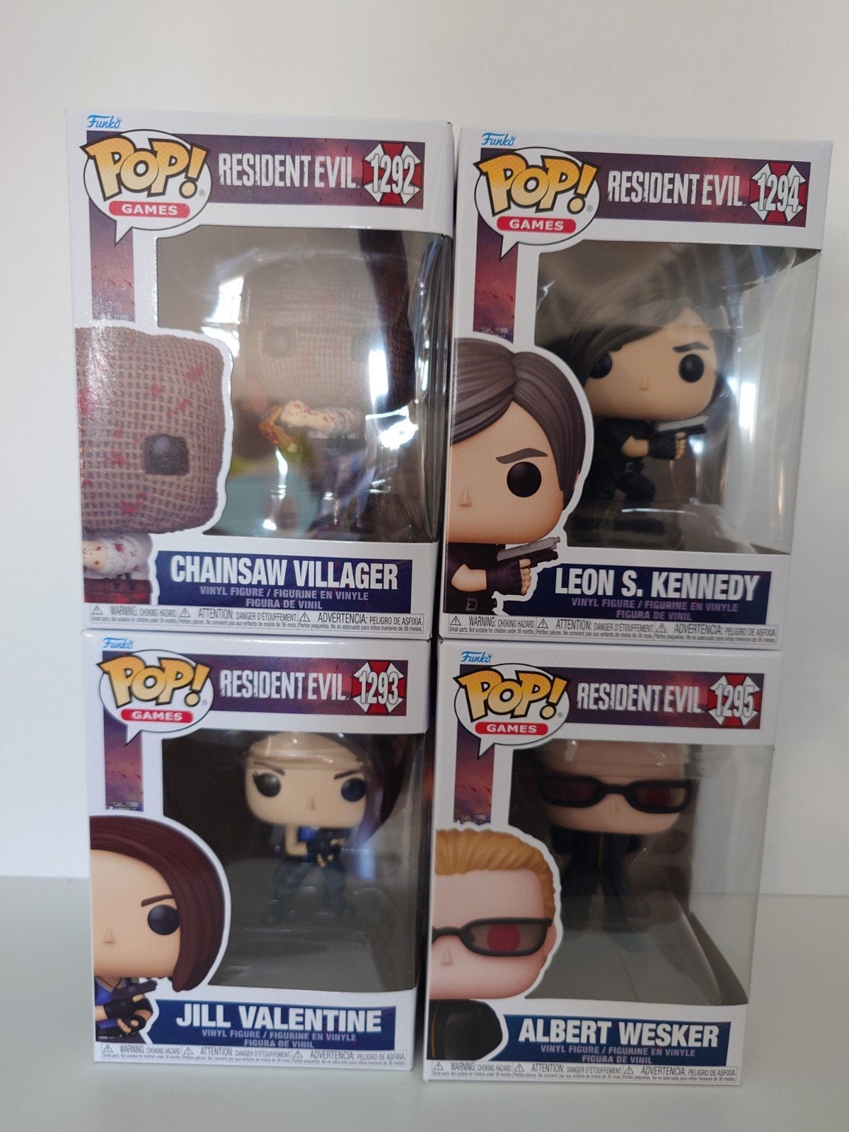 Funko Pop! Resident Evil Set (4 stuks), Ophalen of Verzenden, Nieuw