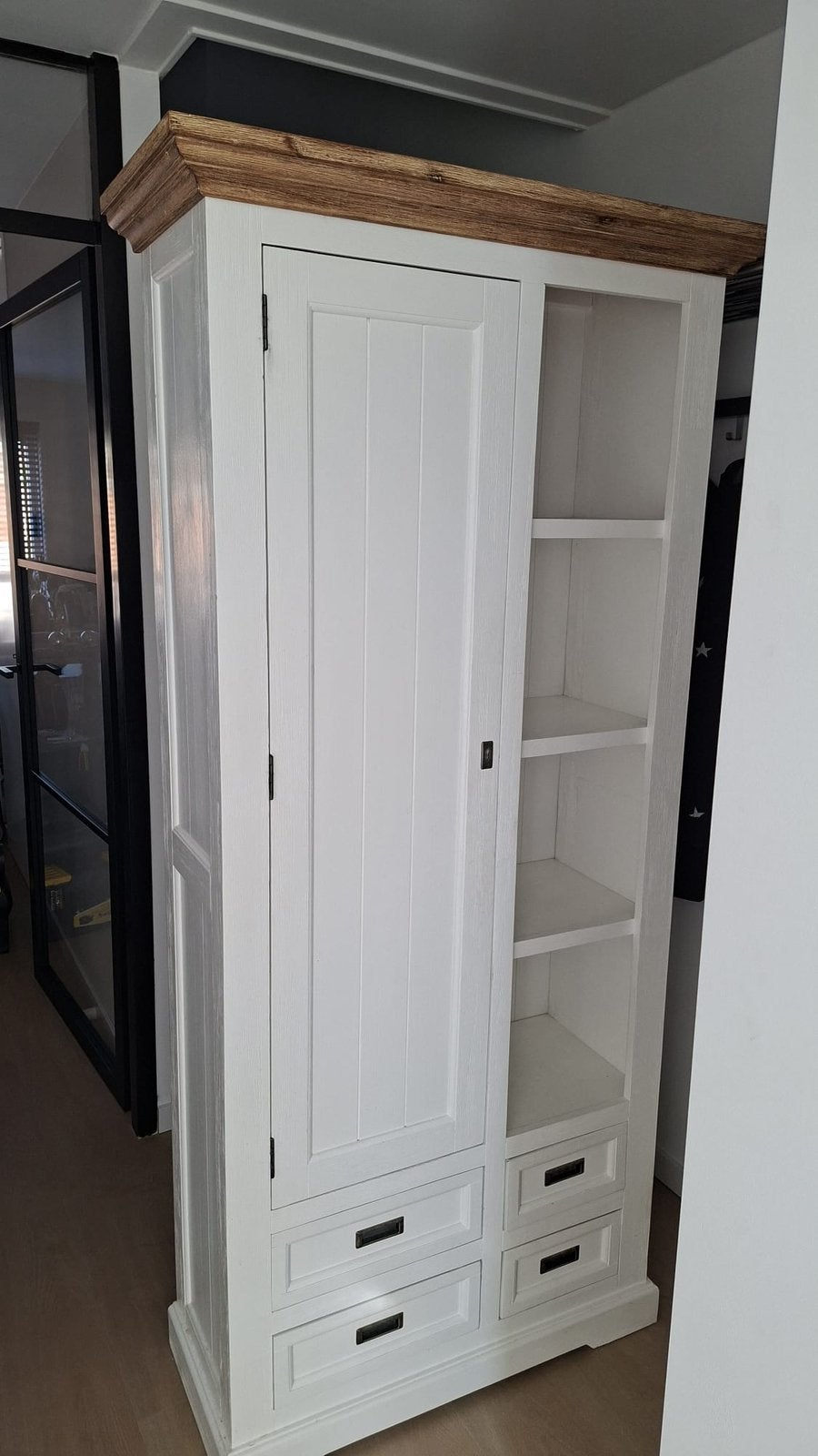 Surrey van bommel hoge kast, Ophalen, 200 cm of meer, 50 tot 100 cm, Zo goed als nieuw