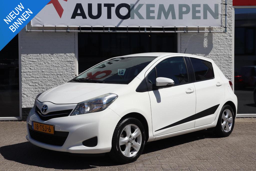 TOYOTA YARIS 1.0 VVT-i ASPIRATION NAVIGATIE|BLUETOOTH|ACHTER, Euro 5, 750 kg, Elektrische ramen, Wit