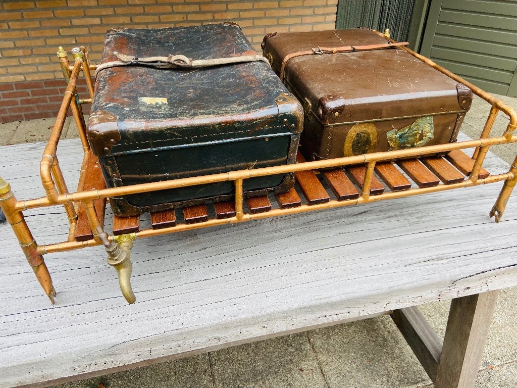 Koperen Dakdrager, imperiaal oldtimer ( 2cv beugels), Ophalen, Gebruikt