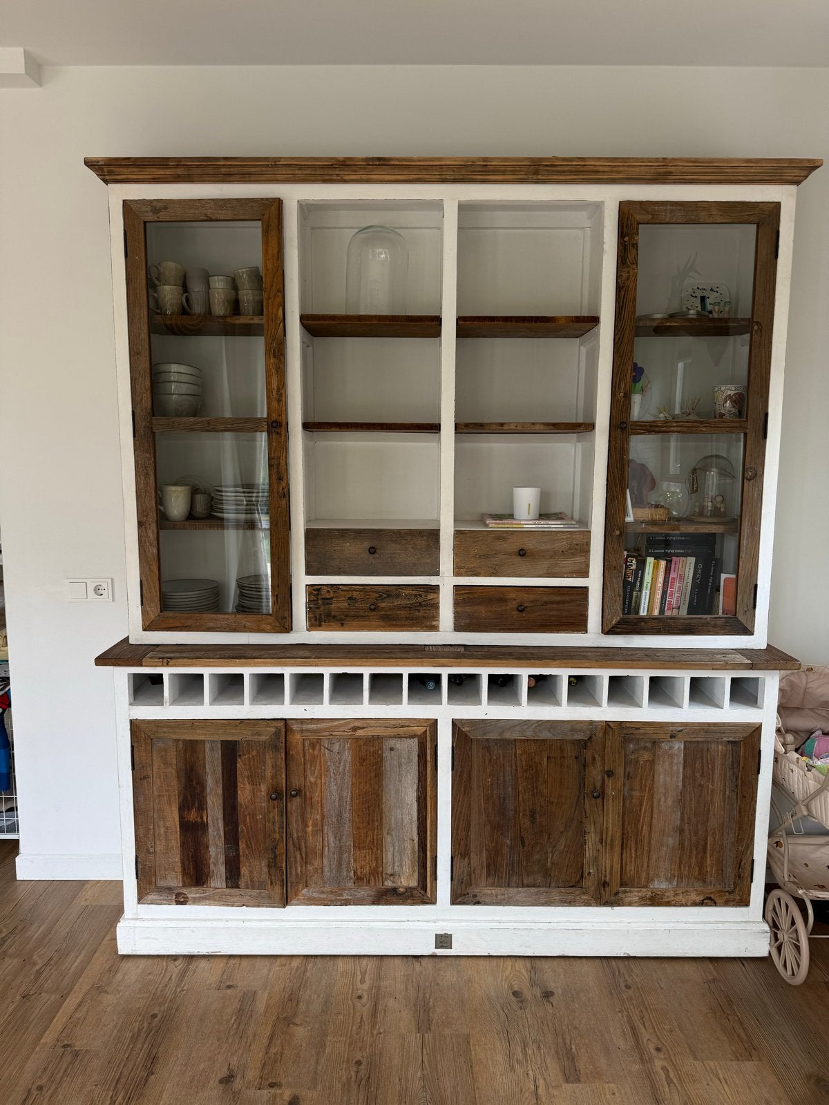 Riviera Maison Driftwood Buffetkast, Ophalen, Gebruikt, 200 cm of meer, 150 tot 200 cm