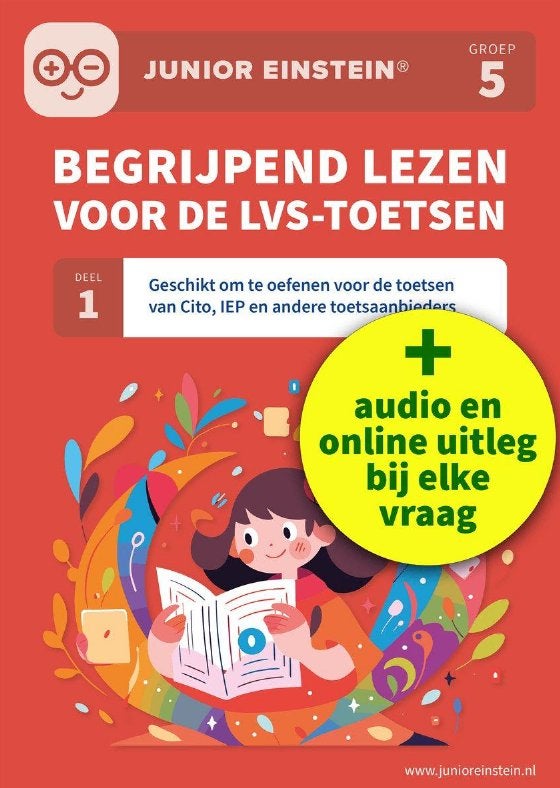 Begrijpend lezen voor LVS toetsen deel 1 (groep 5), Ophalen, Zo goed als nieuw, Overige niveaus, Nederlands