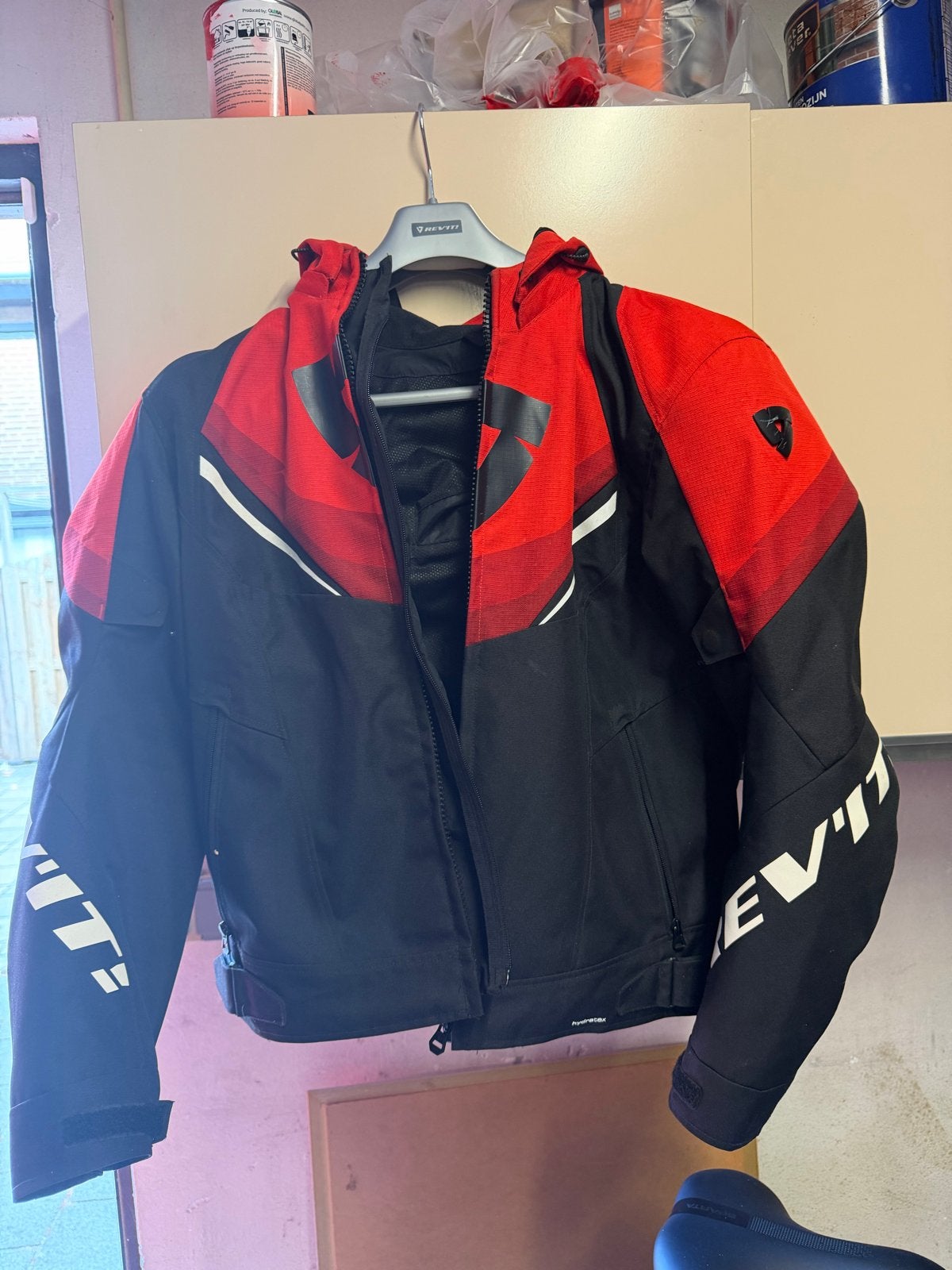 REVIT QUANTUM 3 H2O JACKET maat L, Motoren, Ophalen, Tweedehands, Heren, Jas | textiel
