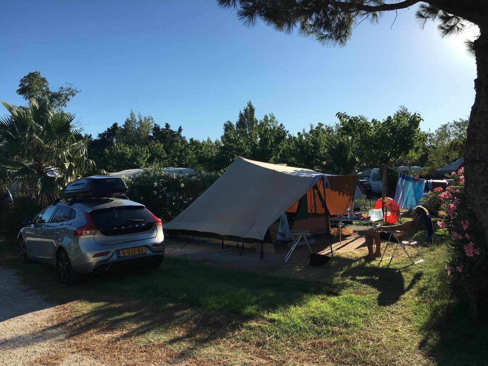 Cabanon katoenen tent voor 4 personen met inritsbaar grondze, Ophalen, Gebruikt, Tot en met 4