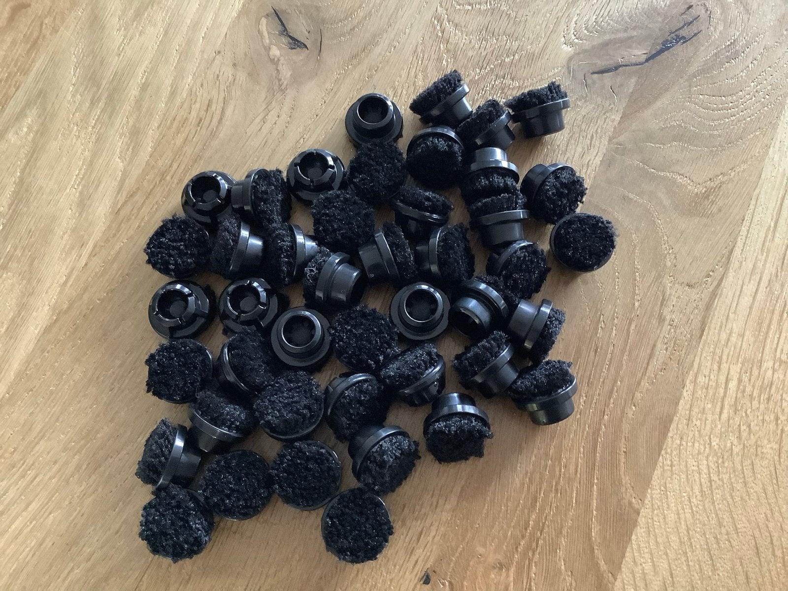 Scratchnomore Footfixx vervangend beschermvoetje - 28 mm, Ophalen of Verzenden, Nieuw, Zwart, Kunststof