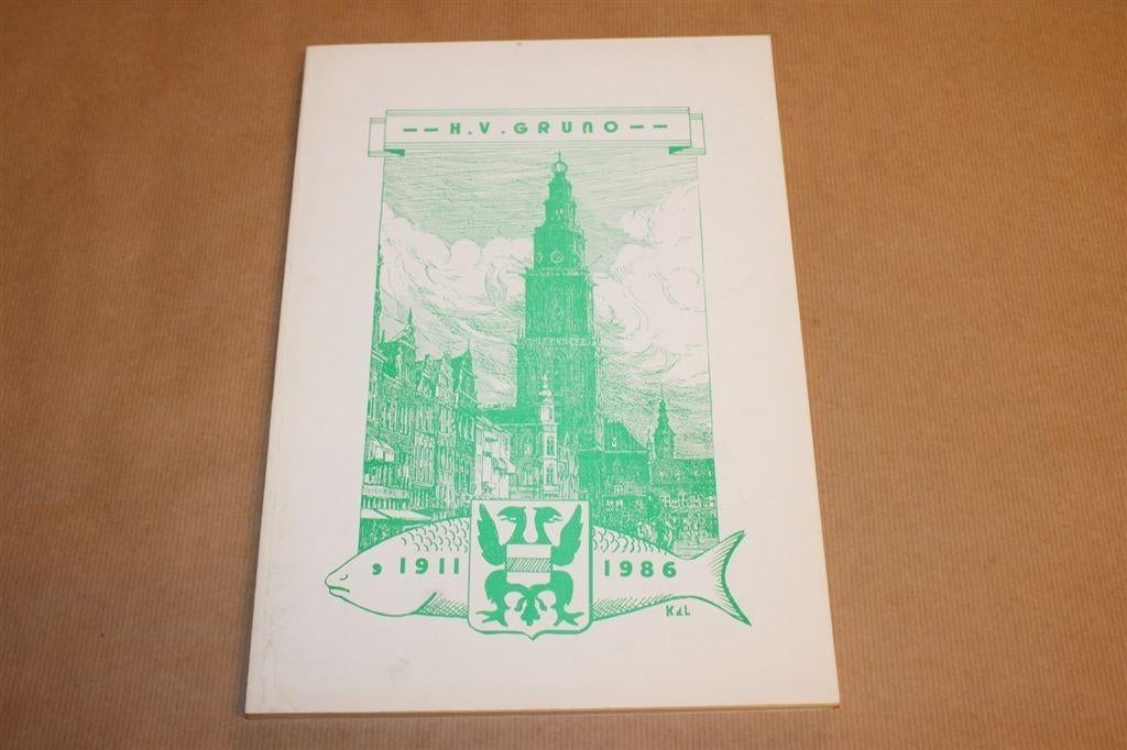 Gedenkboek Hengelvereniging Gruno Groningen 1911-1986, Boeken, Ophalen of Verzenden, Zo goed als nieuw