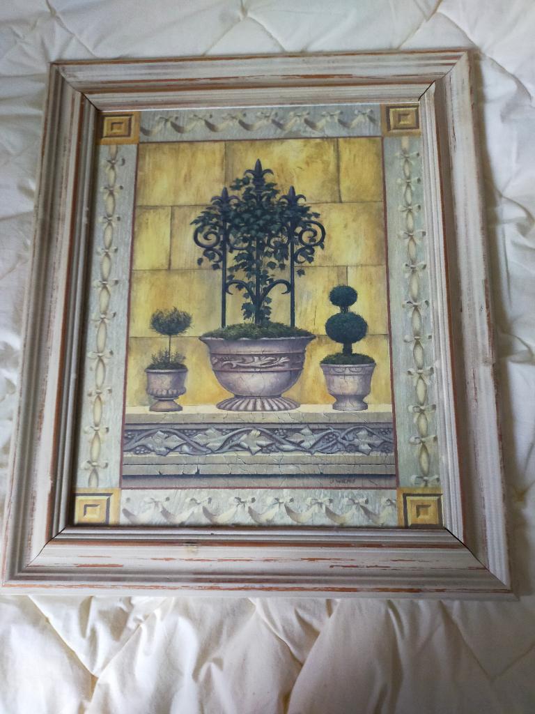 Te koop: Schilderij (poster) in sierlijst - 65 x 52 cm, Ophalen of Verzenden
