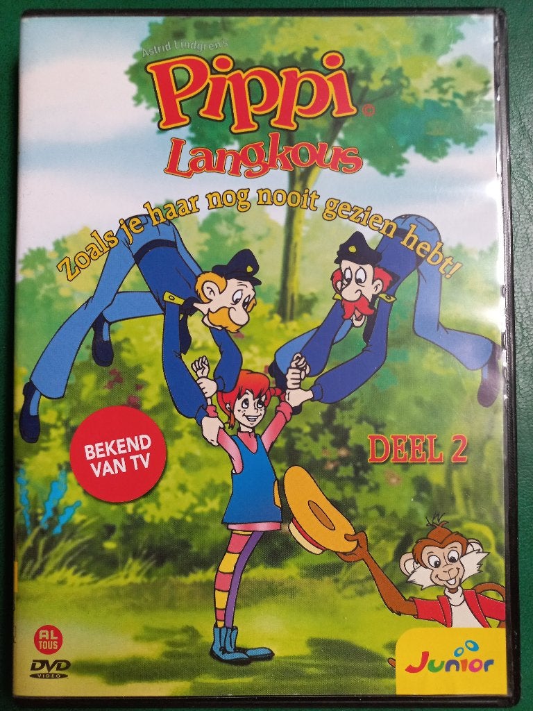 Pippi Langkous zoals je haar nog nooit gezien heb Deel 2, Europees, Alle leeftijden, Overige typen, Zo goed als nieuw