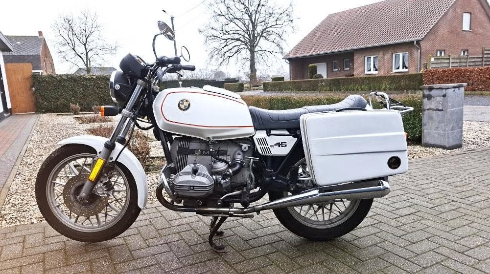 BMW R45 Bj. 1980, 450 cc, Cardan-aandrijving, 2 cilinders, Toermotor