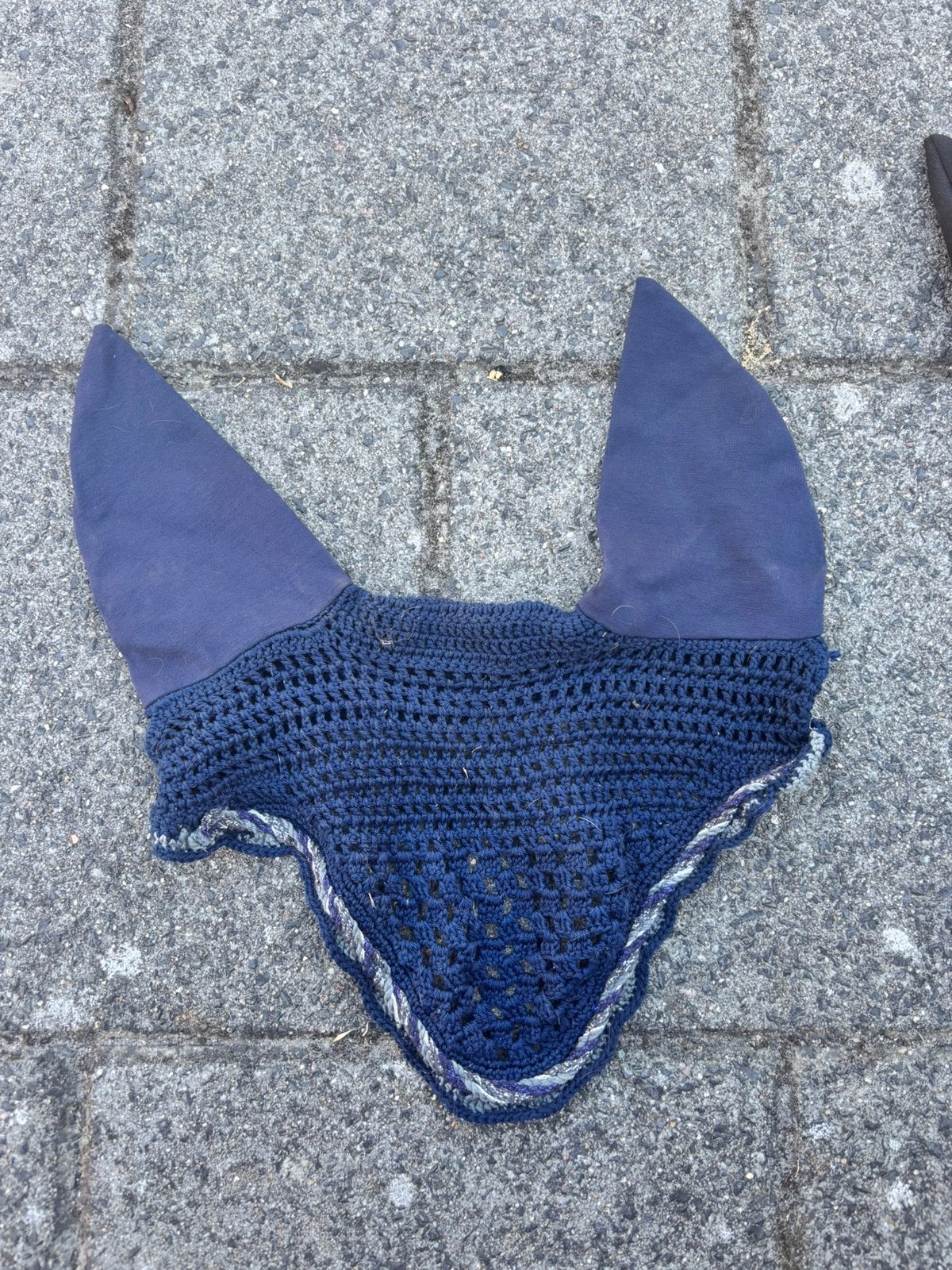 Mooi donker blauw oornetje, Oornetje, Recreatie, Ophalen of Verzenden, Zo goed als nieuw