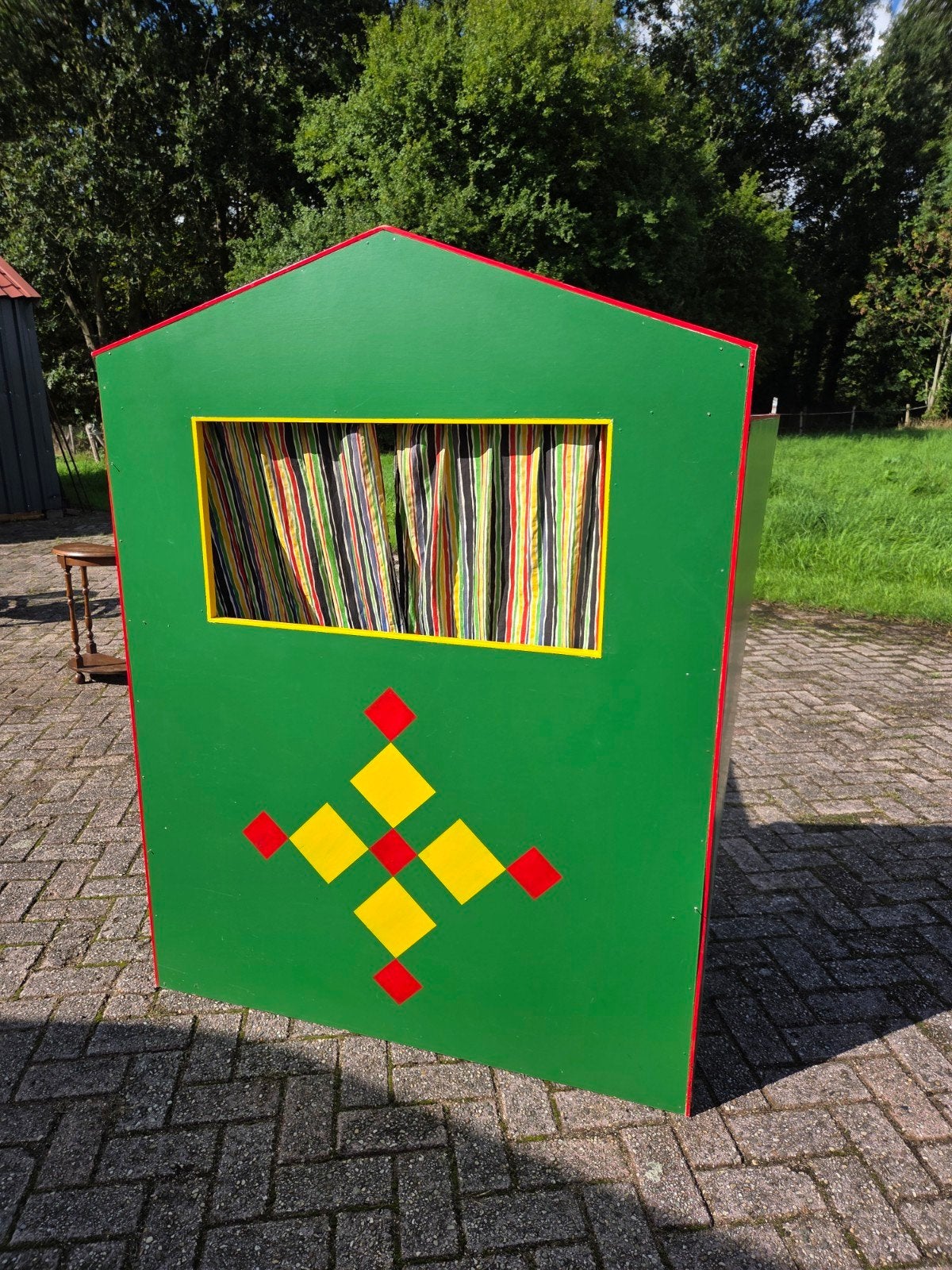poppenkast bezorgen mogelijk, Kinderen en Baby's, Ophalen of Verzenden, Hout