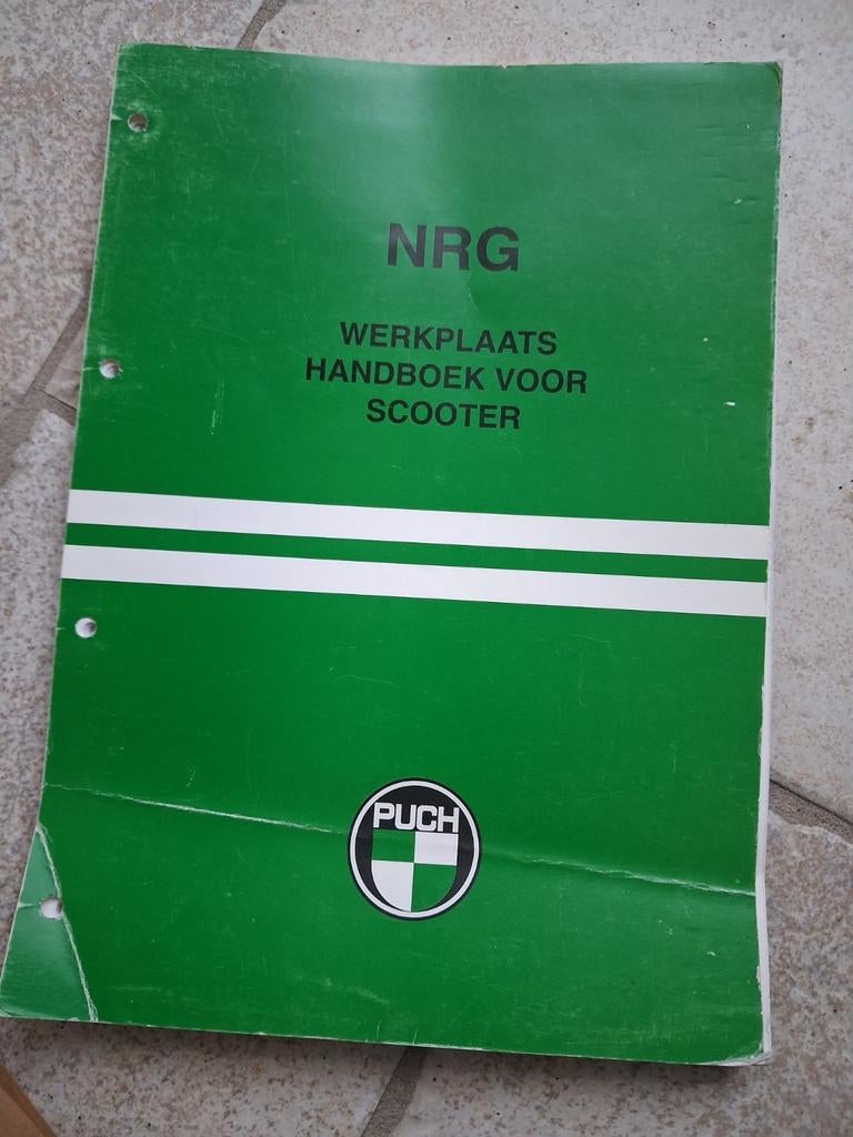 Puch NRG Werkplaatshandboek parts boek Scooter, Fietsen en Brommers, Handleidingen en Instructieboekjes, Gebruikt, Ophalen of Verzenden