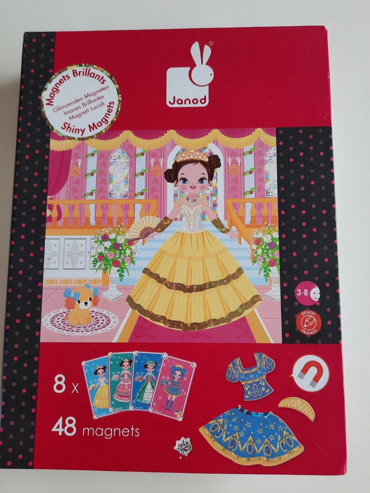 Janod Magnetibook Prinsessen Aankleedpop, Ophalen of Verzenden, Gebruikt, Overige typen