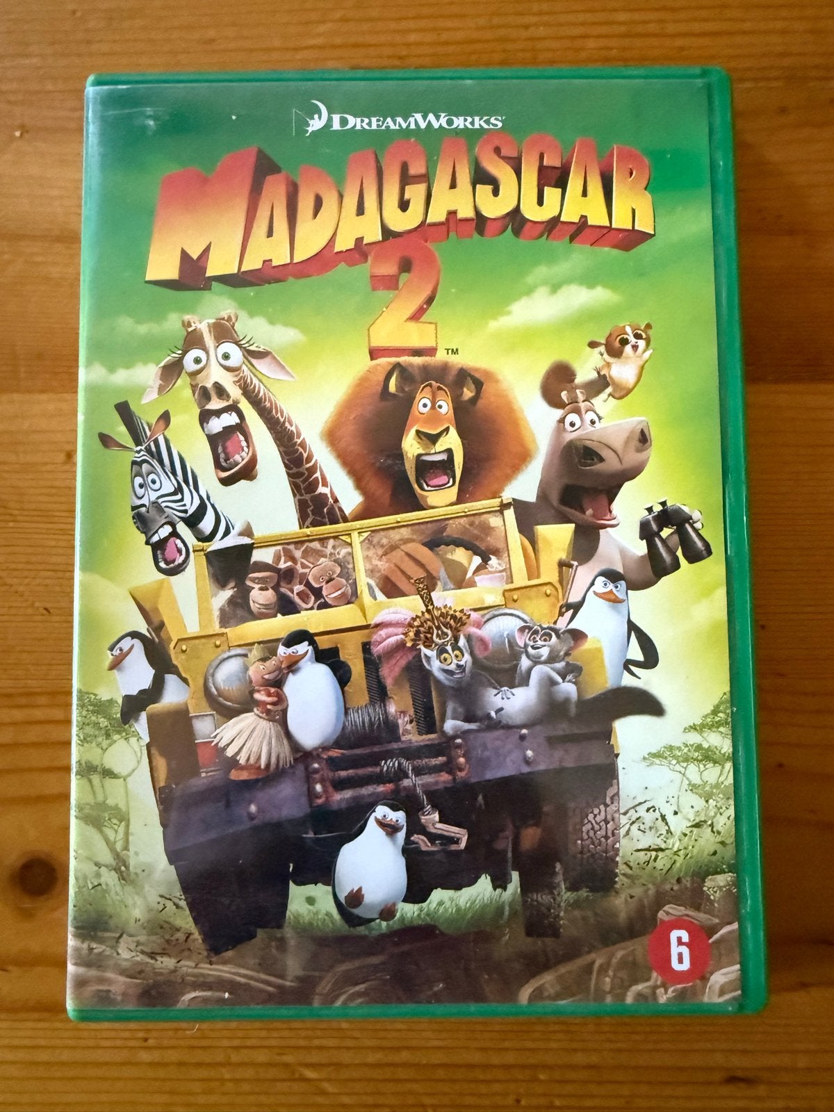 Madagascar 2 DVD - DreamWorks Animatie Film, Animatie, Amerikaans, Nederlands, Vanaf 6 jaar