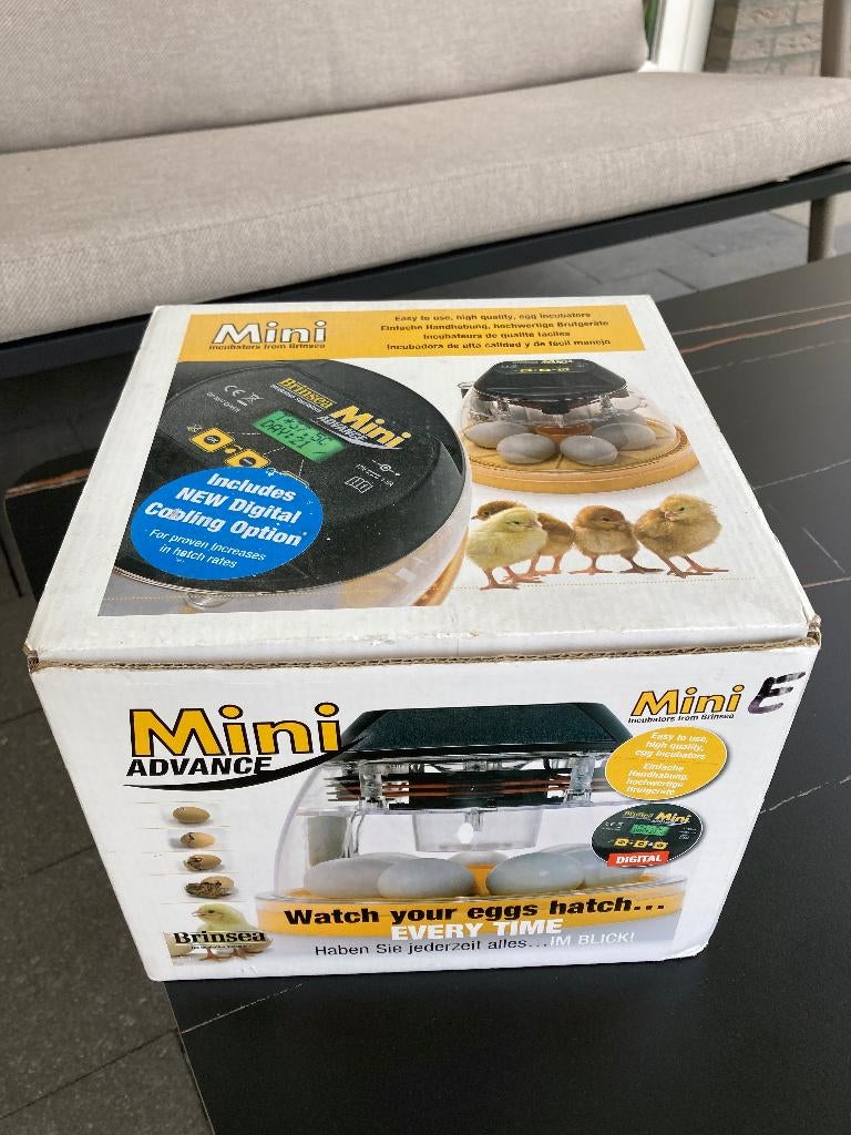 Broedmachine Mini Advance, Dieren en Toebehoren, Ophalen, Zo goed als nieuw, Broedmachine