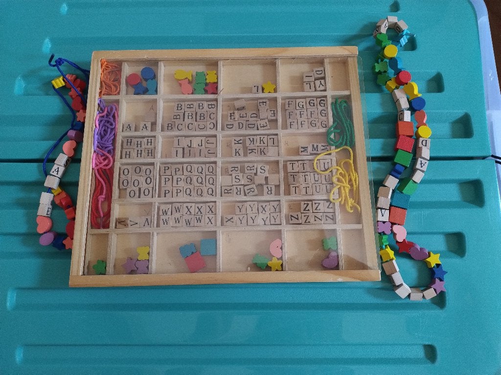 Houten kralen, Ophalen of Verzenden, Zo goed als nieuw, Overige typen