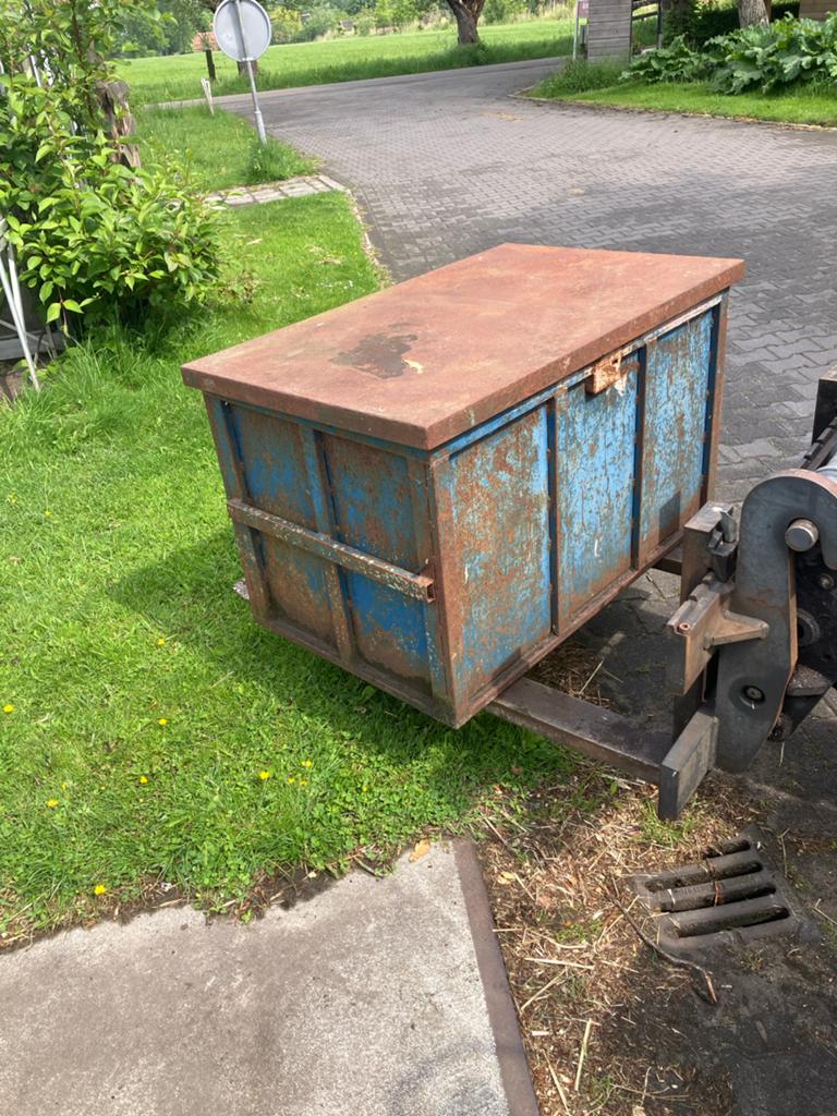 Robuuste metalen bak, Doe-het-zelf en Verbouw, Kratten en Dozen, Ophalen, Gebruikt, 100 cm of meer, 60 cm of meer