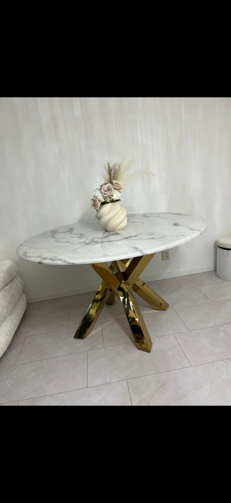 Eettafel, Huis en Inrichting, Tafels | Salontafels, 100 tot 150 cm, Zo goed als nieuw, Minder dan 50 cm, Rechthoekig