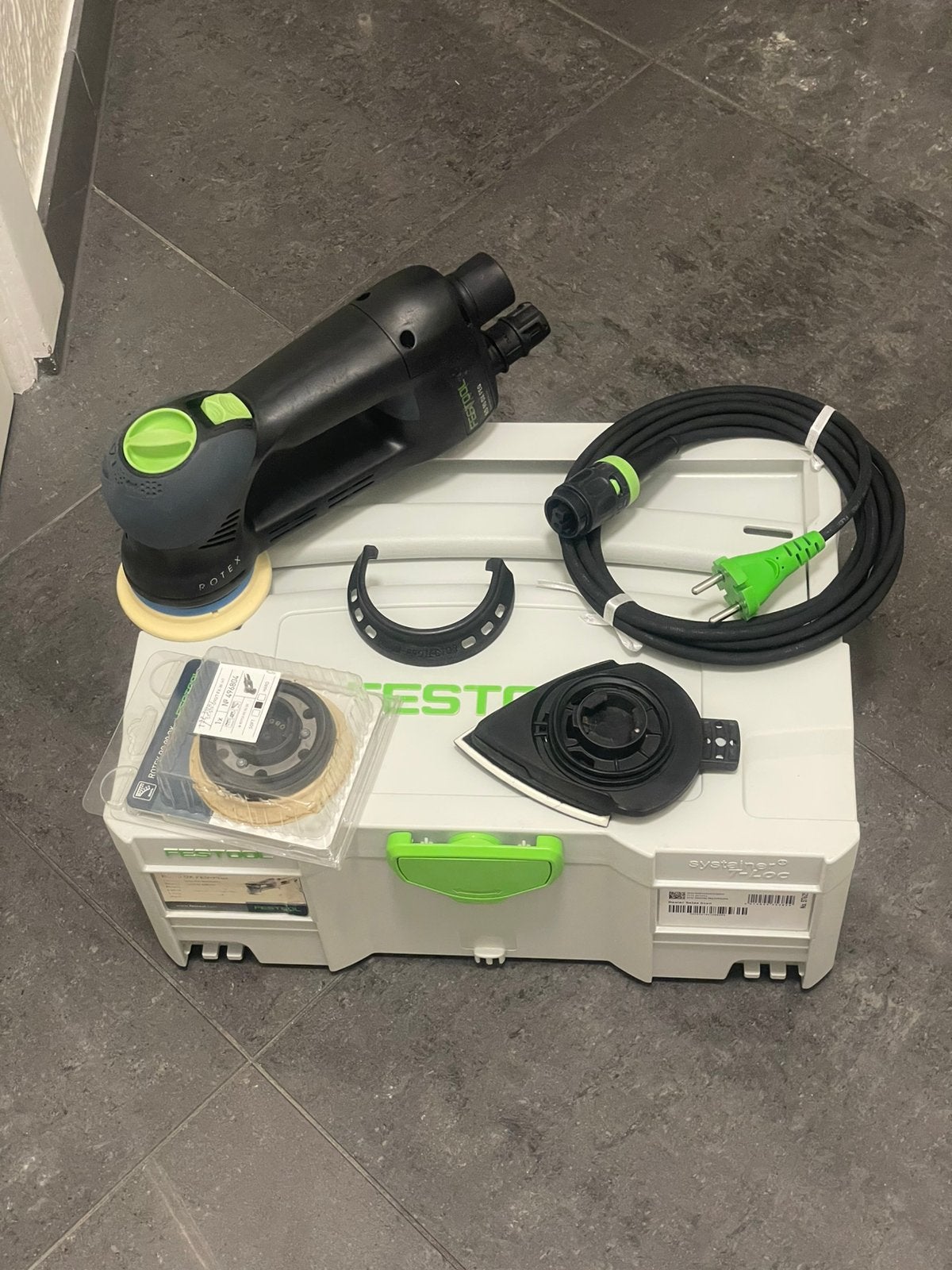 Festool RO 90 DX FEQ-Plus Excenterschuurmachine ROTEX., Ophalen of Verzenden, Zo goed als nieuw, 1200 watt of meer, Excentrische schuurmachine