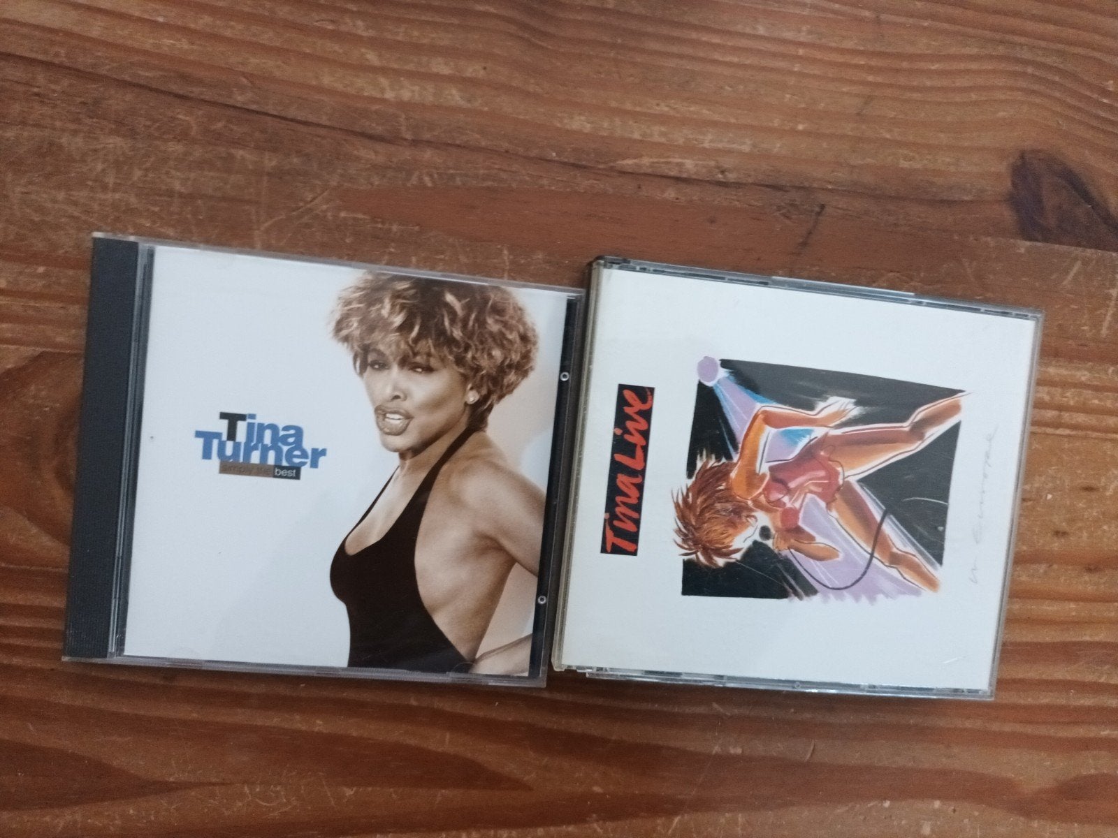 Tina Turner CD's: Best & Live - Pop/Rock Klassiekers, Gebruikt, Pop, Ophalen of Verzenden, Inclusief doosje