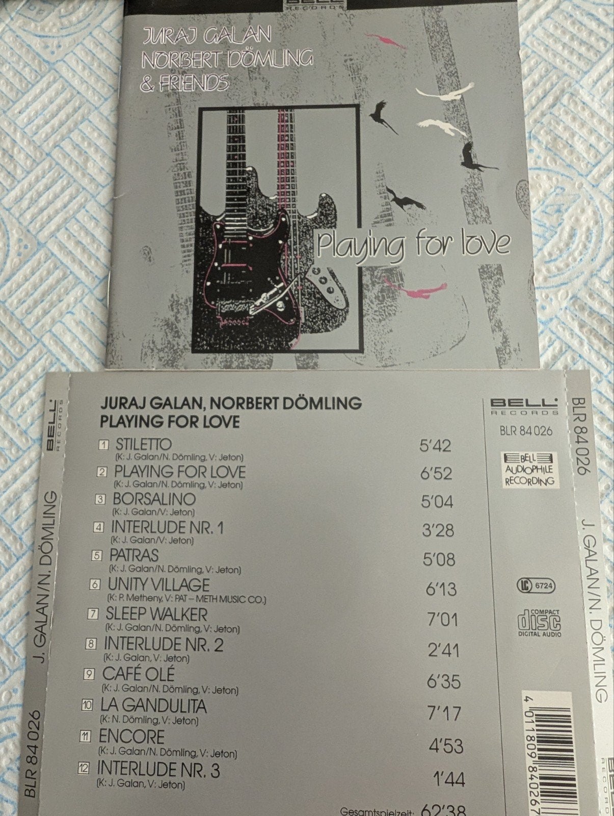 Juraj Galan, Norbert Dömling - Playing for Love CD, Gebruikt, Overige genres, Ophalen of Verzenden, Inclusief doosje