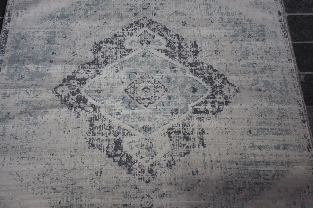 Vloerkleed Lifa Living Thuy Aqua Vintage Perzisch 160x230, Ophalen, 150 tot 200 cm, Beige, Rechthoekig