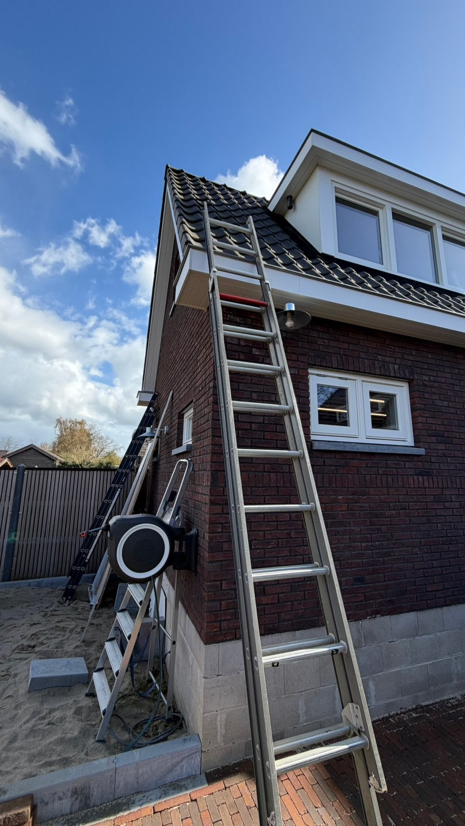 Altrex ladder 2 x 12, Ophalen, Gebruikt, Ladder, Opvouwbaar of Inschuifbaar