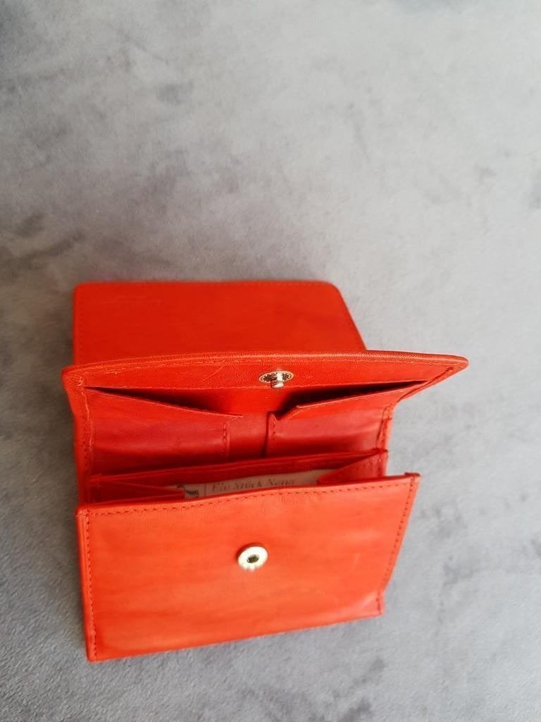 D037 Leren portemonnees in div. kleuren en maten, Ophalen of Verzenden, Nieuw, Overige kleuren