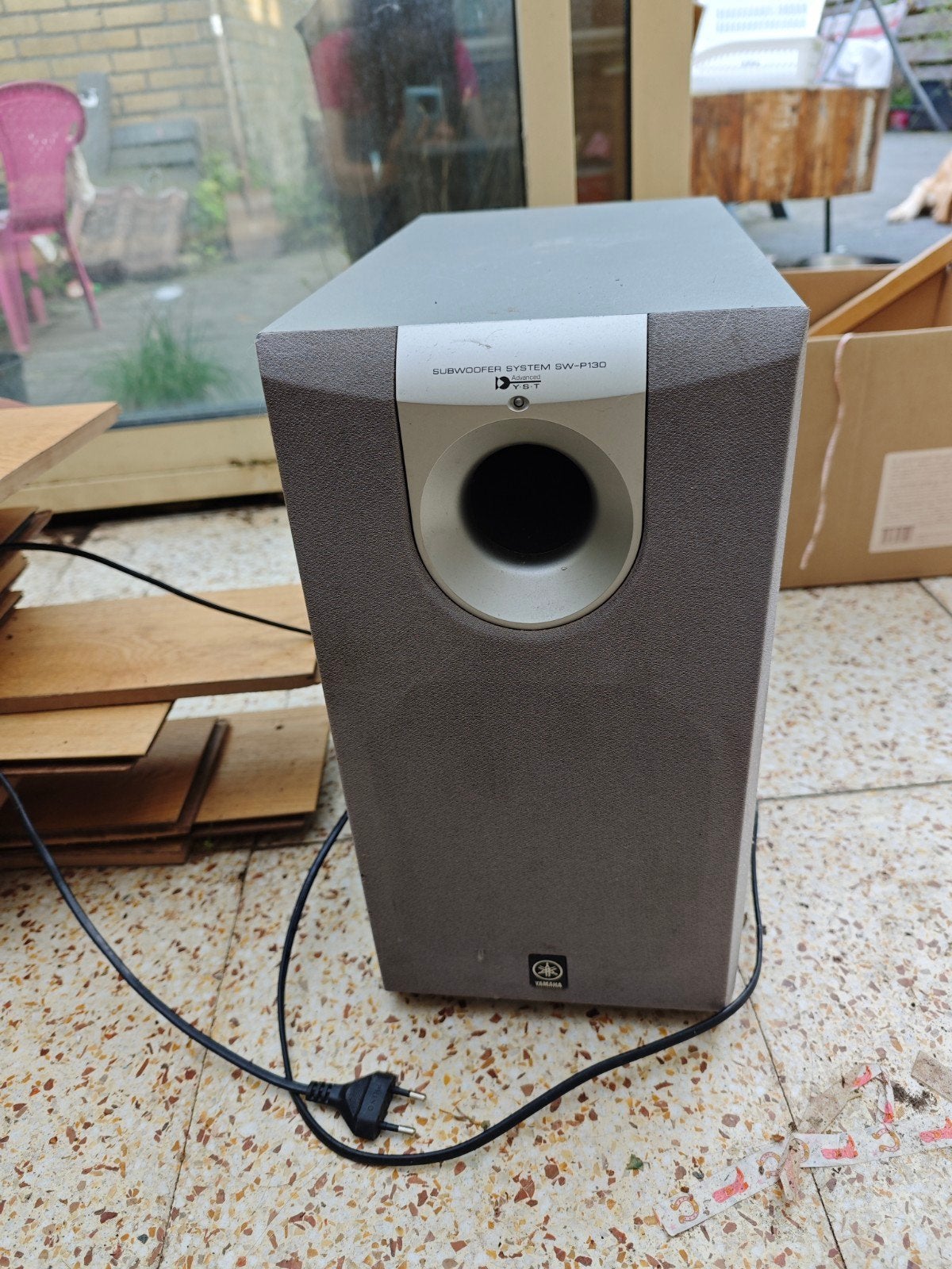 Krachtige Yamaha SW-P130 Actieve Subwoofer, Ophalen of Verzenden