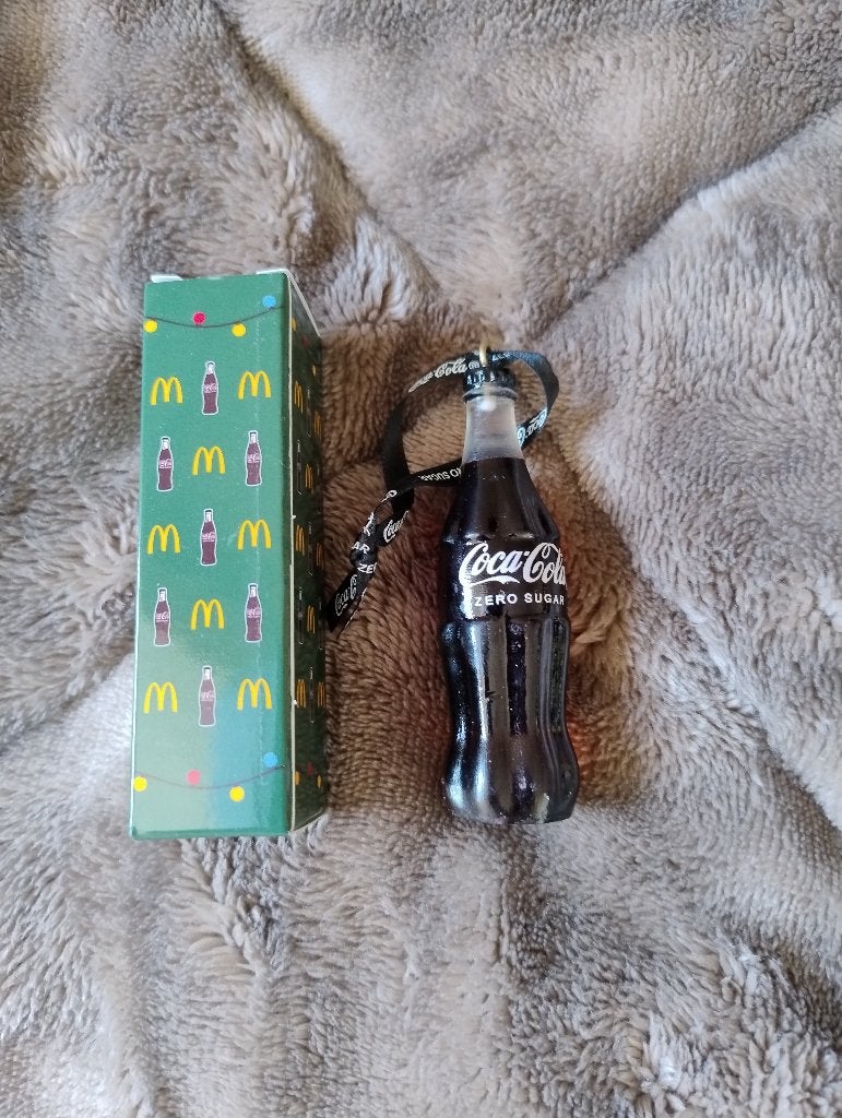 Kerstbal coca cola mc Donalds, Ophalen of Verzenden, Zo goed als nieuw