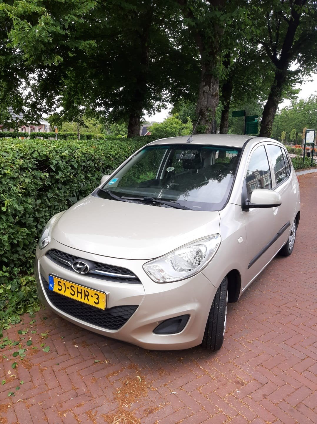 Hyundai I10 2011 Beige 133.00 km, Voorwielaandrijving, Euro 5, Zwart, 4 cilinders