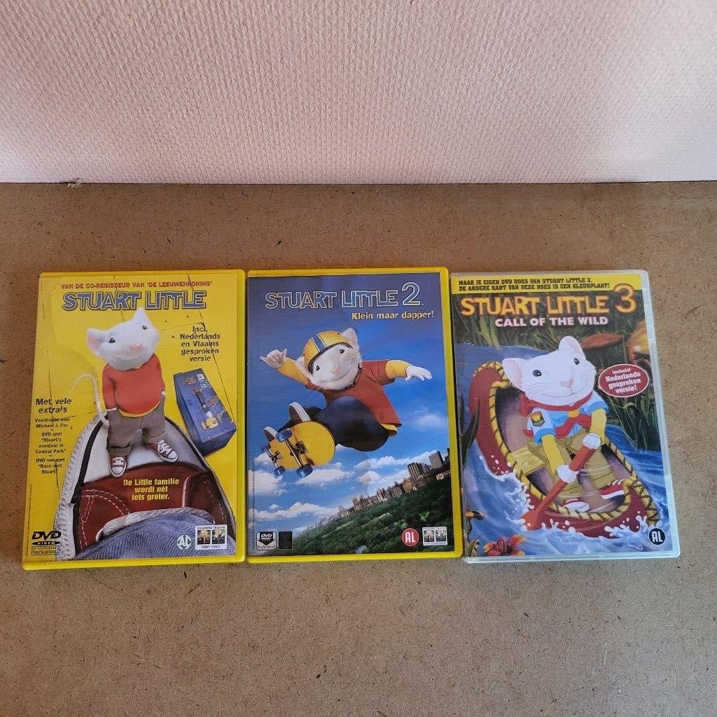 Dvdbox: Stuart Little trilogie, Cd's en Dvd's, Dvd's | Kinderen en Jeugd, Ophalen, Alle leeftijden, Nederlands, Zo goed als nieuw