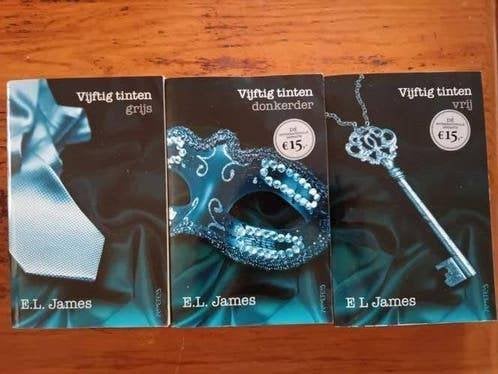 3x E.L. James vijftig tinten grijs - donkerder - vrij, Boeken, Ophalen of Verzenden, Zo goed als nieuw, E.L. James