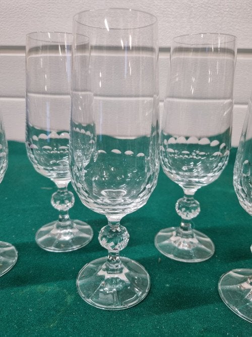 Champagne glazen krisstal nachtmann vintage, Verzamelen, Ophalen of Verzenden, 'T Olde Gre-j, Info@toldegrej.nl, Endepoelstraat 20f Didam